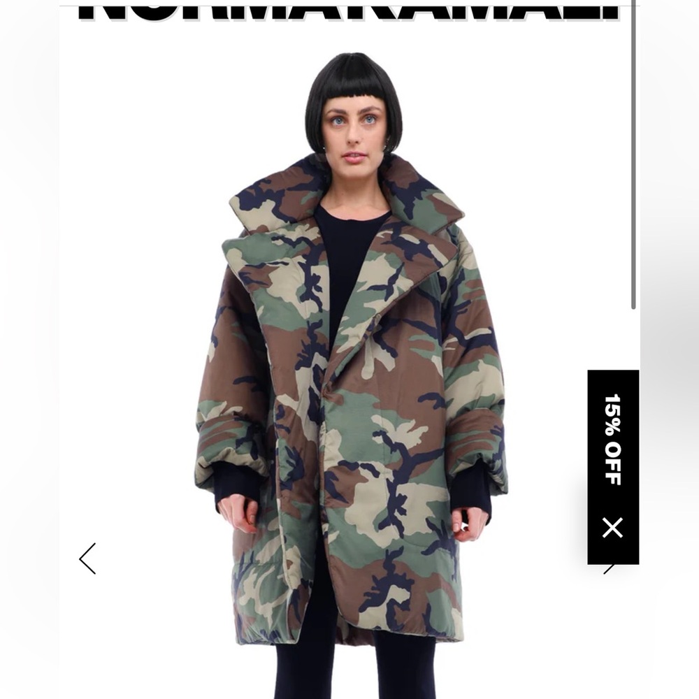 Norma Kamali Sleeping Bag Coat